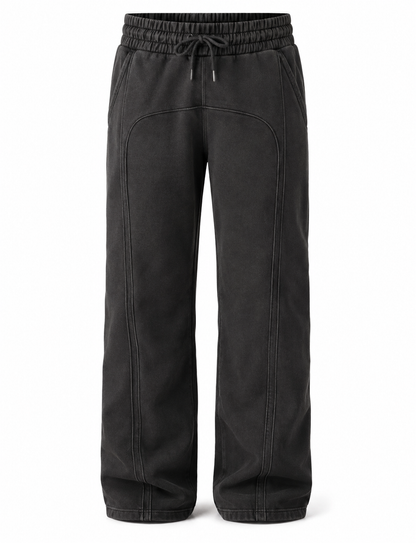 Liam Anderson | Wide Leg Cargo Sweatpants For Men