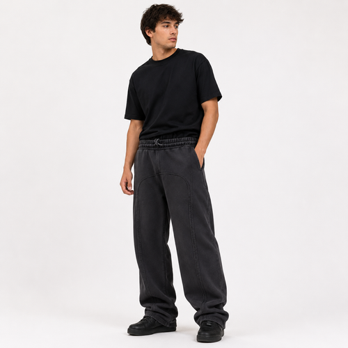 Liam Anderson | Wide Leg Cargo Sweatpants For Men