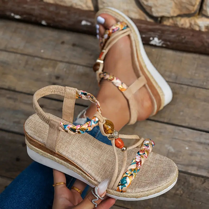 Alessandra Vitale | Bohemian Beaded Sandals For Women