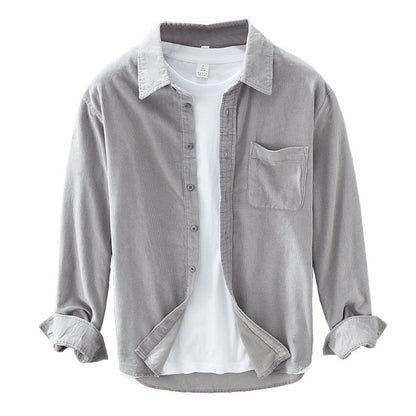 Adrian Moretti | Casual Corduroy Shirt For Men