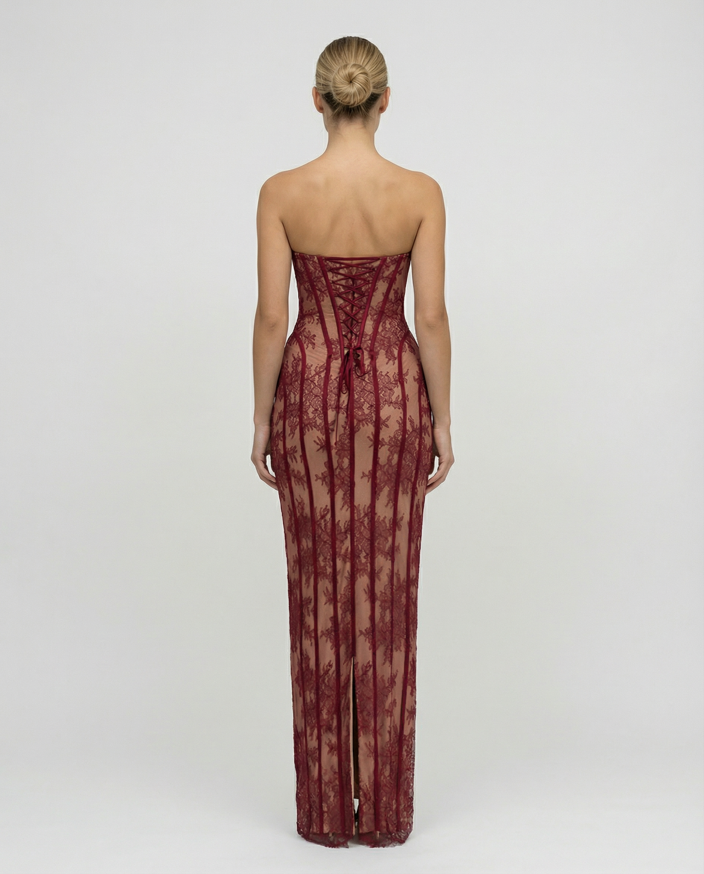 Valentina Rossi | Lace Corset Maxi Dress For Women