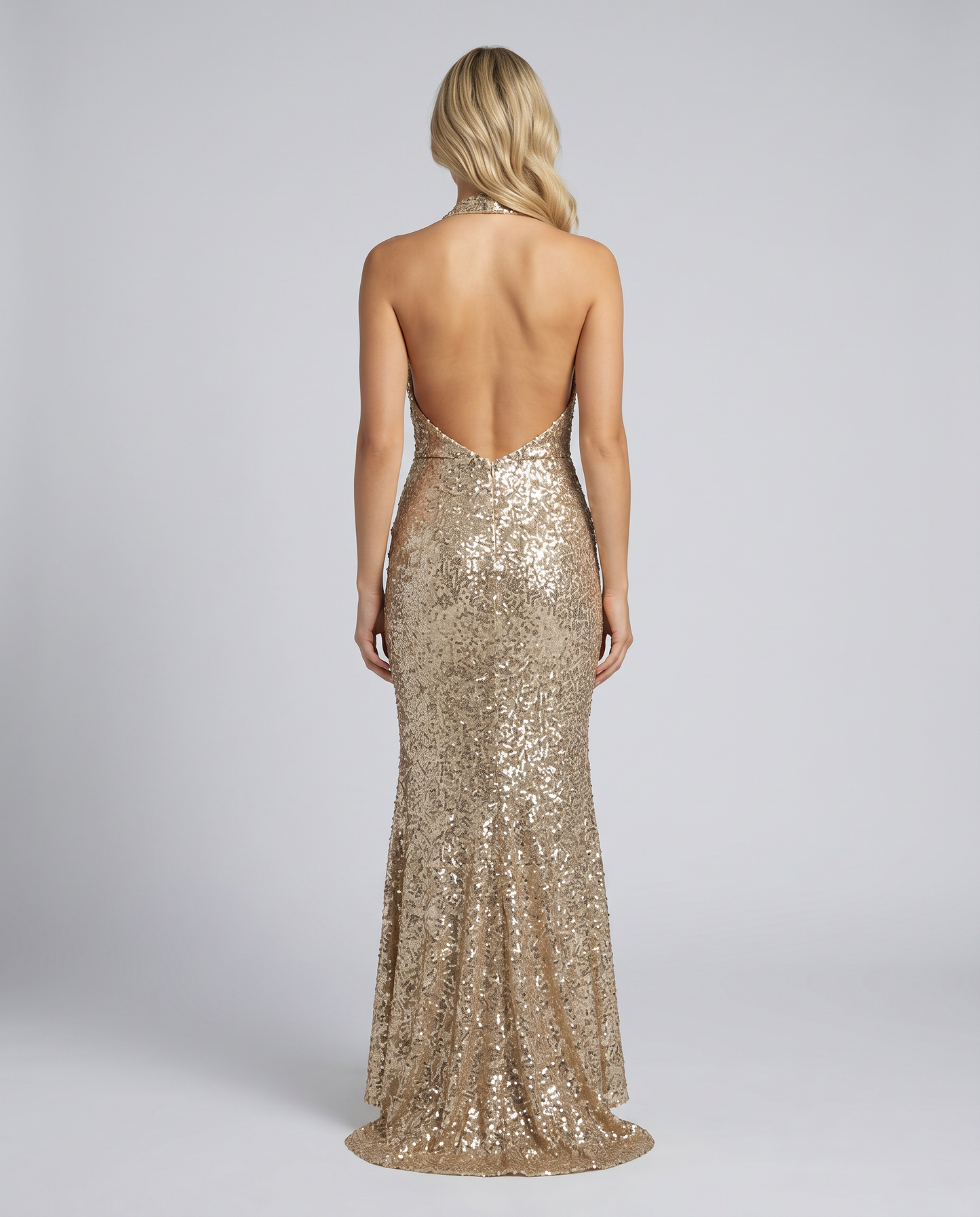 Camille Dubois | Sequin Halter Maxi Dress For Women