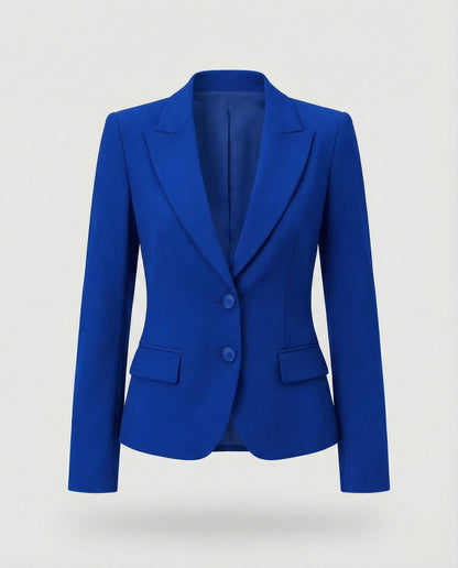Women's Two-Button Notch Lapel Business Blazer