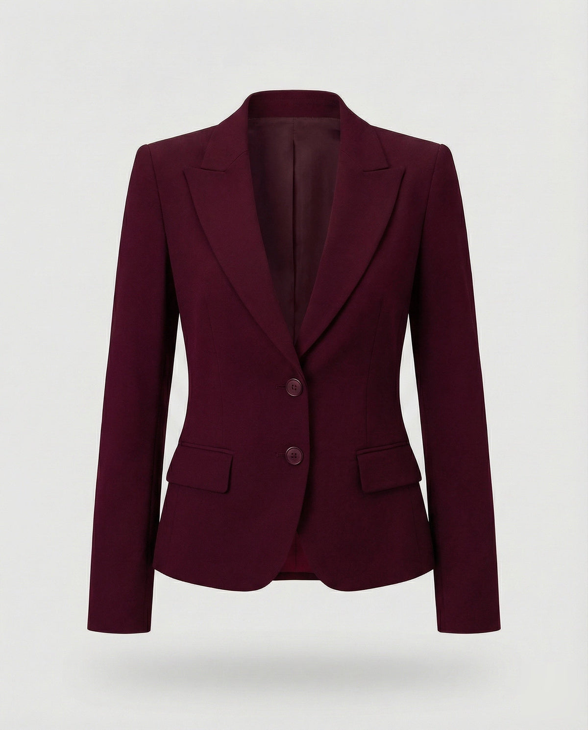 Women's Two-Button Notch Lapel Business Blazer