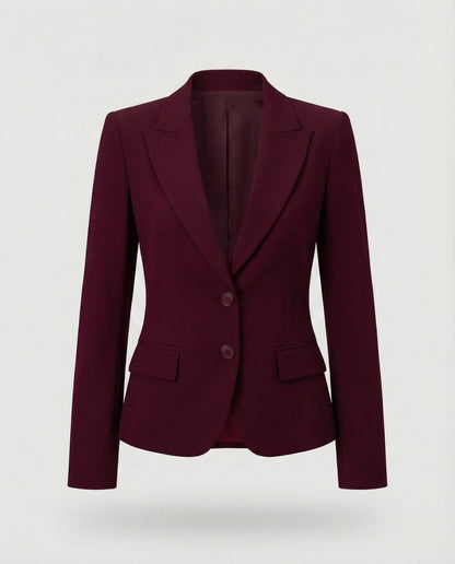 Women's Two-Button Notch Lapel Business Blazer