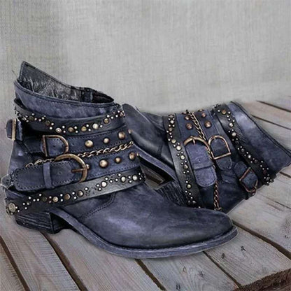 Arabella Fontaine | Vintage Western Ankle Boots For Women