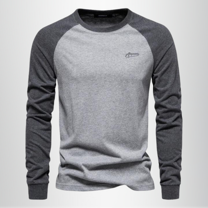 James Whitmore | Raglan Long Sleeve Shirt For Men