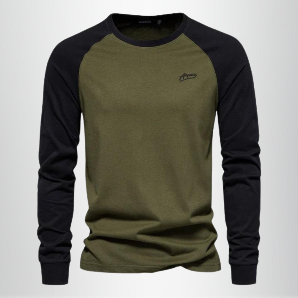 James Whitmore | Raglan Long Sleeve Shirt For Men