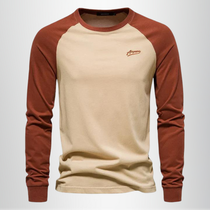 James Whitmore | Raglan Long Sleeve Shirt For Men