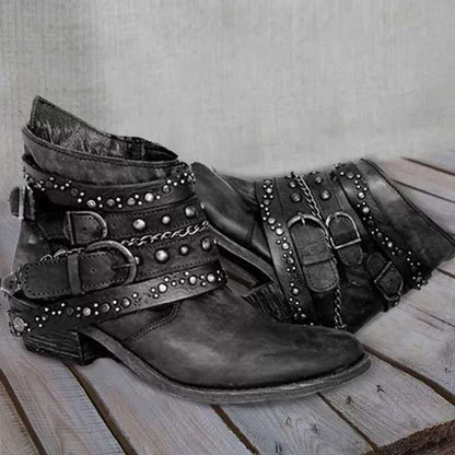 Arabella Fontaine | Vintage Western Ankle Boots For Women