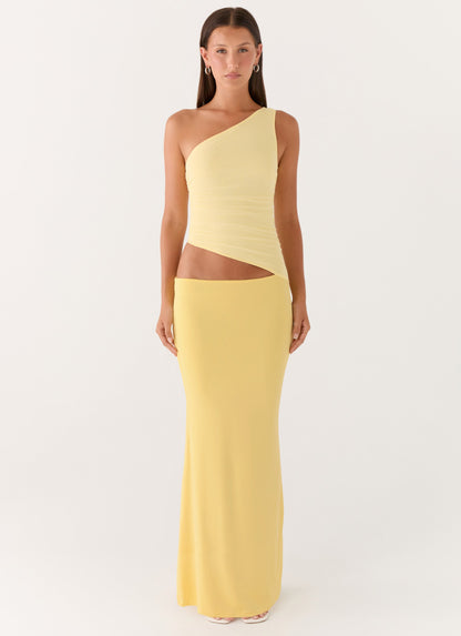 Chloe Bennett | One Shoulder Cut-Out Maxi Dress For Women