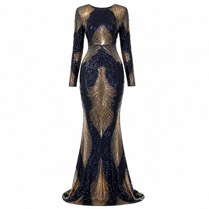 Sophia Crestwood | Sequin Mermaid Evening Gown For Women