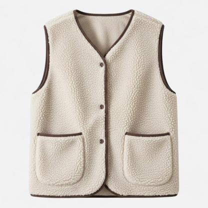 Ethan Bellucci | Plush Fleece Utility Vest For Men