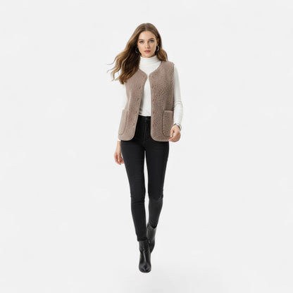 Ethan Bellucci | Plush Fleece Utility Vest For Men
