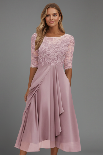 Amelia Kelly | Lace Midi Dress For Women
