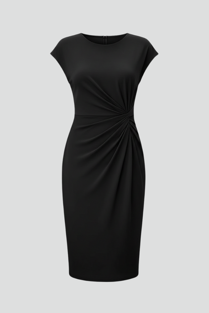 Charlotte Evans | Ruched Knee-Length Dress For Women