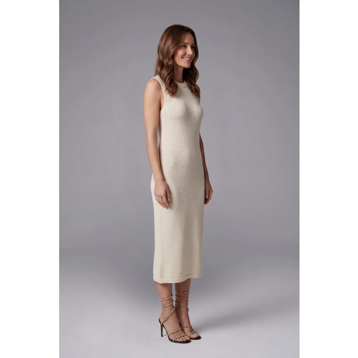 Zoe Gallagher | Strappy Square Toe Heeled Sandals For Women