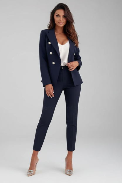 Sophia Laurent | Elegant Tailored Suit Set For Women