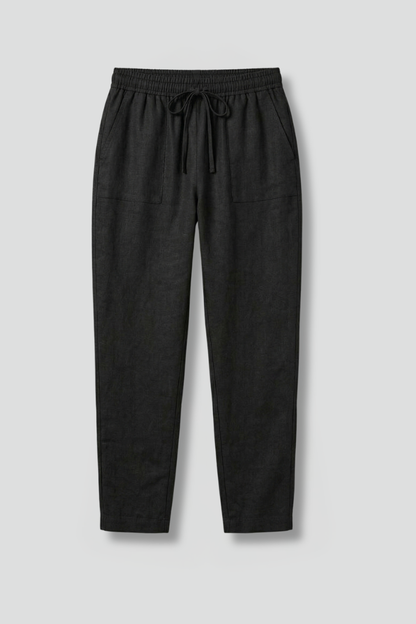 Women’s Trousers with Elasticated Waistband and Drawstring