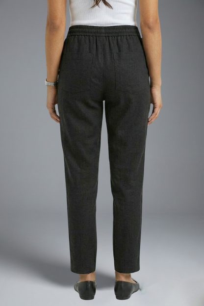 Women's Elasticated Waistband Drawstring Trousers