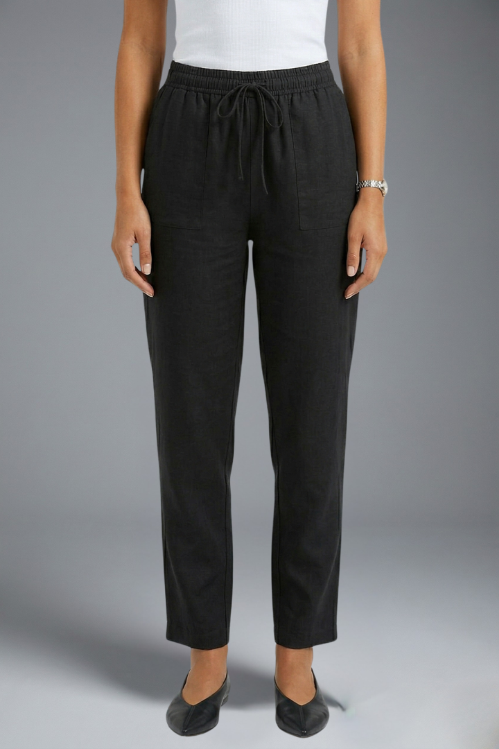 Women's Elasticated Waistband Drawstring Trousers
