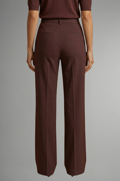 Women's High Waist Straight Leg Trousers