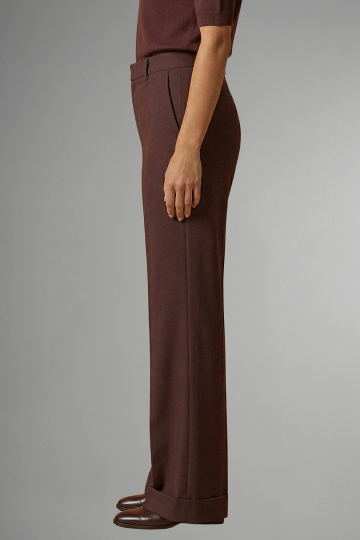 Women's High Waist Straight Leg Trousers