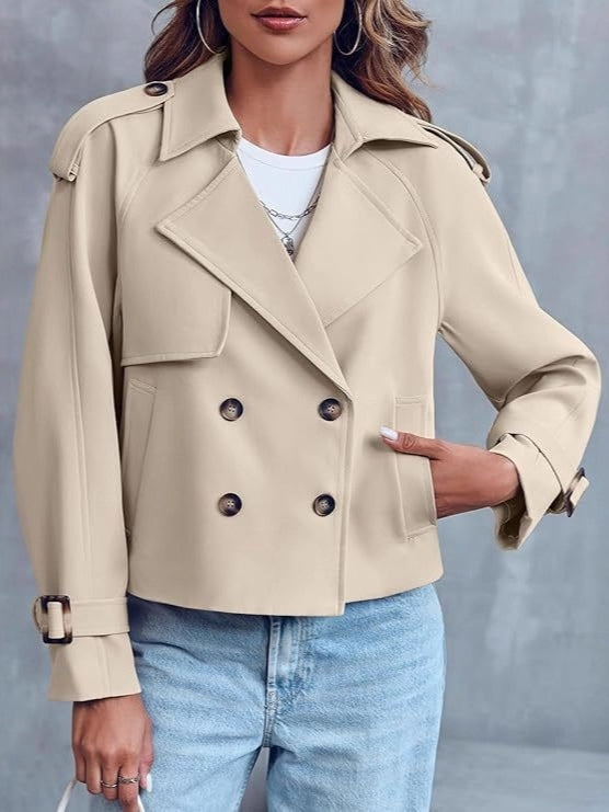 Aurélie Voss | Cropped Trench Coat For Women