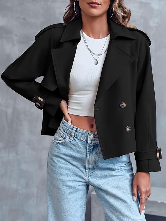 Aurélie Voss | Cropped Trench Coat For Women