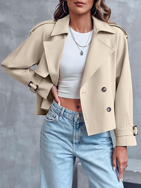 Aurélie Voss | Cropped Trench Coat For Women