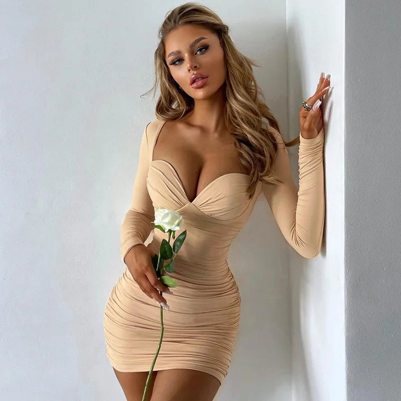 Amélie Rousseau | Ruched Mini Dress For Women