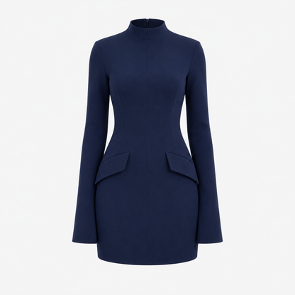 Zoe Kingsley | Long Sleeve Mock Neck Mini Dress For Women