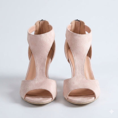 Sofia Laurent | Elegant Open Toe Heels For Women