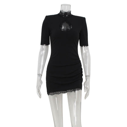 Phoebe Walker | Lace Cut-Out Mini Dress For Women