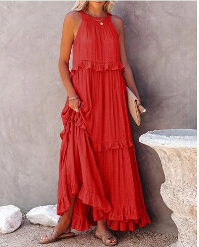 Amelia Turner | Tiered Ruffle Maxi Dress For Women