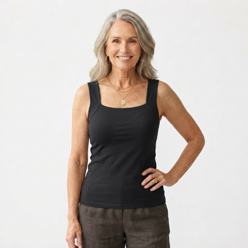 Brooke Lawson | Built-In Bra Tank Top in Warm Mocha For Women