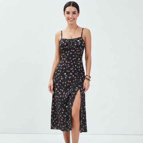Brooke Taylor | Floral Slit Summer Races Dress For Women