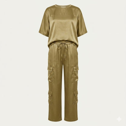 Alessandra Ricci | Satin Lounge Set For Women