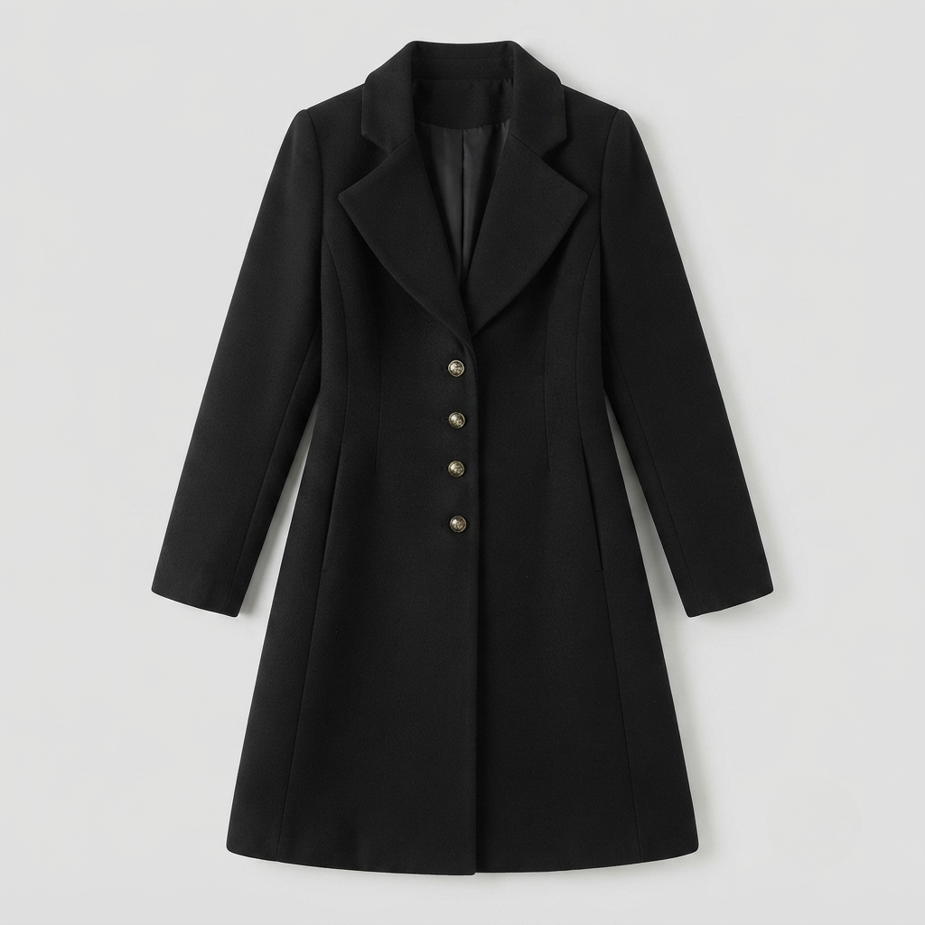 Elise Hartley | Tailored Longline Wool-Blend Coat For Women