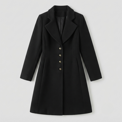 Elise Hartley | Tailored Longline Wool-Blend Coat For Women