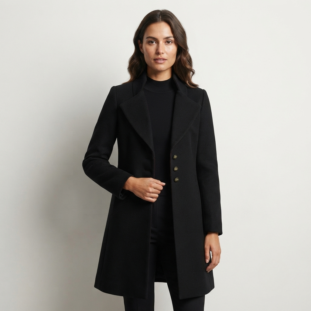 Elise Hartley | Tailored Longline Wool-Blend Coat For Women