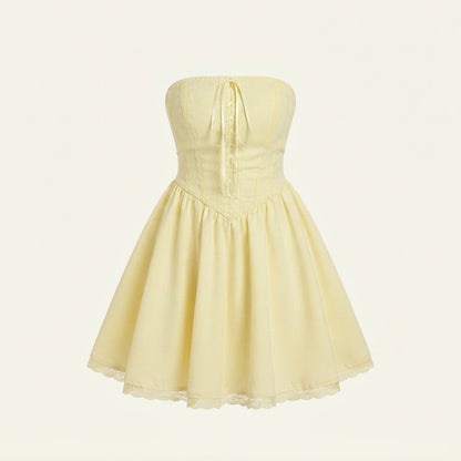 Charlotte Smith | Elegant Strapless Mini Dress For Women