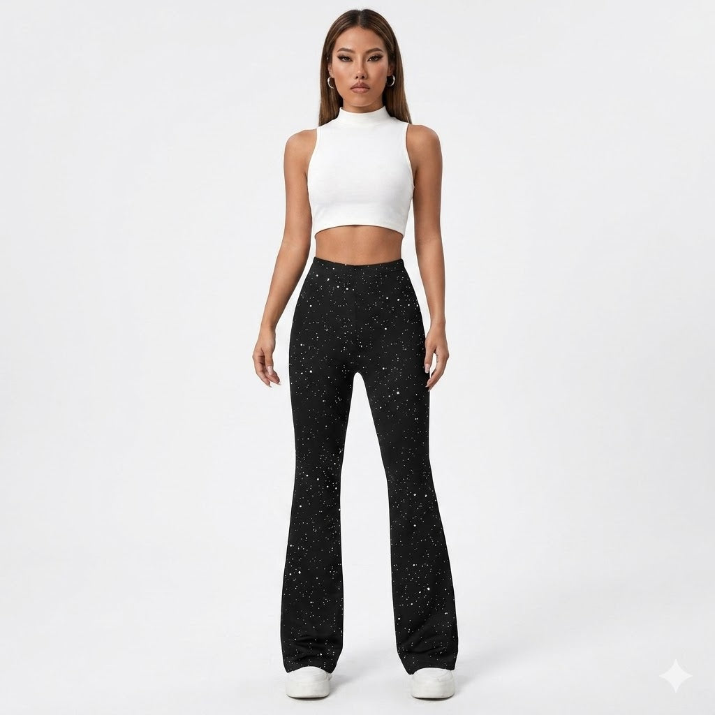 Elena Bellucci | Glitter Flared Pants For Women