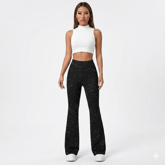 Elena Bellucci | Glitter Flared Pants For Women