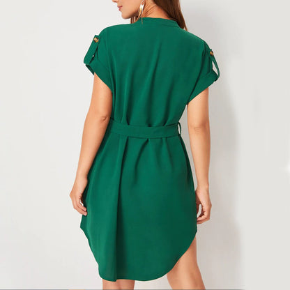 Women's Summer Dress with Bow Detail