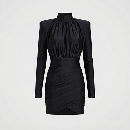 Elise Alderton | Long Sleeve Ruched Mini Dress For Women