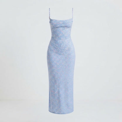 Grace Wright | Floral Slip Midi Dress For Women