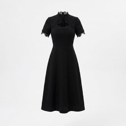Hannah Collins | Lace Trim Mini Dress For Women