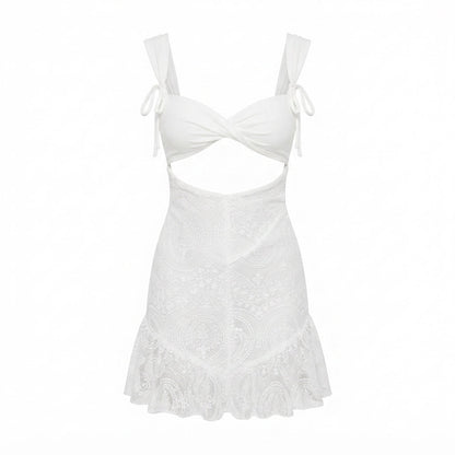 Isla Cooper | Cutout Lace Mini Dress For Women