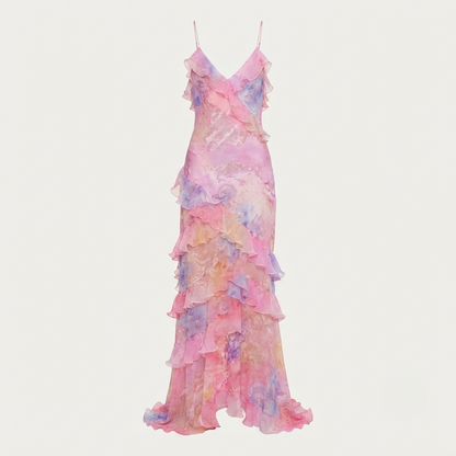 Isla Fairweather | Ruffled Summer Maxi Dress For Women